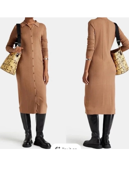 rag & bone Dresses & Skirts - NWT Rag & Bone Womens Pacey Button Down Dress - Khaki - Sz Large